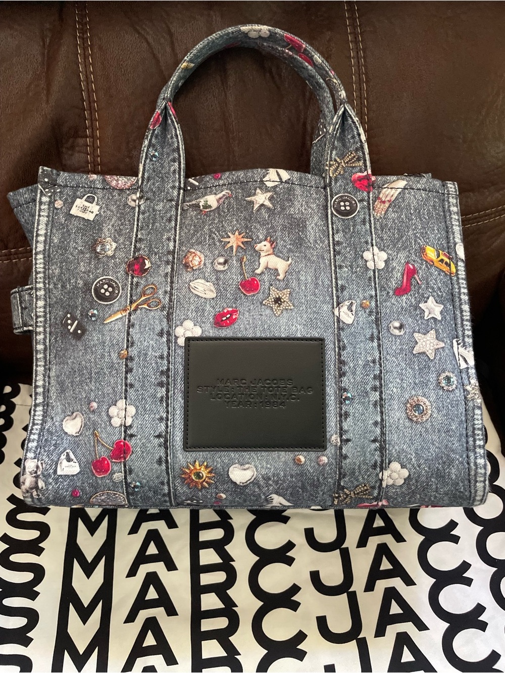 Marc Jacobs Denim Trinket Tote - Picture 6 of 8